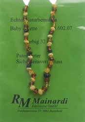 R. Mainardi Edelsteine Natu Benstein 32cm fabig Sicheheitsveschluss