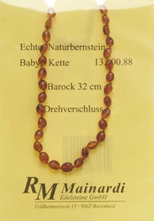 R. Mainardi Edelsteine Natu Benstein 32cm Baock Dehveschluss