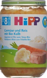 HiPP Gemüse u Reis mit Kalbfleisch 8M Bio