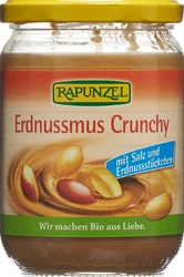 Rapunzel Erdnussmus Crunchy mit Salz