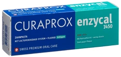 Curaprox Enzycal 1450 Zahnpasta deutsch/französisch/englisch