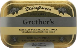 Grethers Elderflower pastilles sans sucre