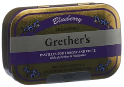 Grethers Blueberry Pastillen ohne Zucker