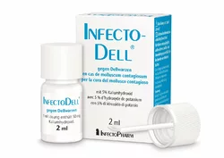 Infectodell bei Dellwarzen Lösung