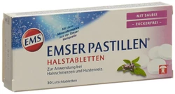 EMSER PASTILLEN Pastillen zuckerfrei mit Salbei