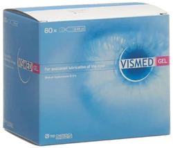 Vismed Gel 3 mg/ml Hydrogel Benetzung des Auges