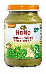 Holle Brokkoli mit Reis demeter Bio