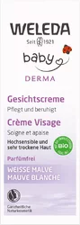 WELEDA baby DERMA Gesichtscreme weisse Malve