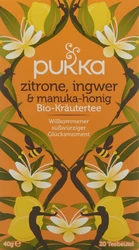 Pukka Zitrone Ingwer & Manuka-Honig Tee Bio
