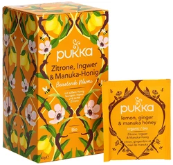 Pukka Zitrone Ingwer & Manuka-Honig Tee Bio