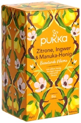 Pukka Zitrone Ingwer & Manuka-Honig Tee Bio