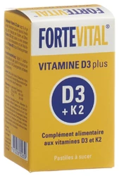 Fortevital Vitamine D3 plus cpr sucer