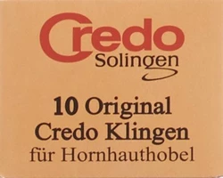 Credo Ersatzklingen Hornhauthobel Schachtel