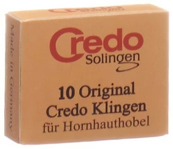 Credo Ersatzklingen Hornhauthobel Schachtel