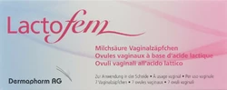 Lactofem Milchsäure Vaginalzäpfchen