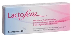 Lactofem Milchsäure Vaginalzäpfchen