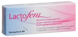 Lactofem Milchsäure Vaginalzäpfchen