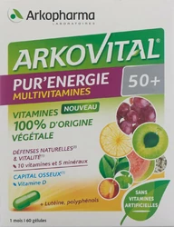 Arkovital Pur'Energie 50+ Natürliche Multivitamine und Mineralien Kapsel Vit+Min