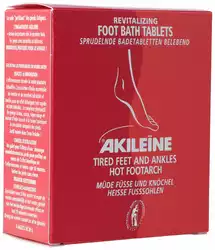 AKILEÏNE Rot Sprudelnde Badetabletten