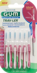 GUM TRAV-LER Trav-Ler 1.4mm ISO 4 cylindric pink