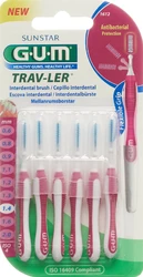 GUM TRAV-LER - 1.4mm ISO 4 cylindric pink