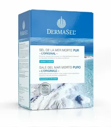 DermaSel Badesalz PUR deutsch französisch italienisch