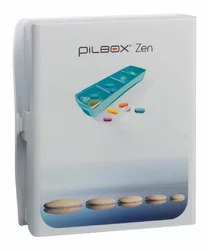 Pilbox Zen Medikamentenspender 7 Tage deutsch/französisch