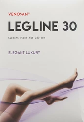 Venosan Legline 30 A-T L black