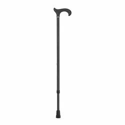 Sahag Metallstock schwarz -100kg 75-96cm Derby Softgriff Griff schwarz
