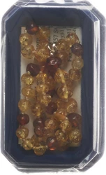Amberstyle Bernsteinkette citrin cognac 36cm mit Karabinerverschluss