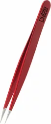 rubis Pinzette spitz rot Inox