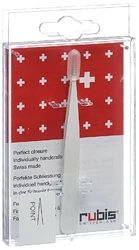 rubis Pinzette spitz weiss Inox