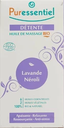 Puressentiel Bio Massageöl entspannend Lavendel Neroli