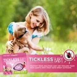 Tickless Baby Zeckenschutz rosa