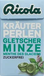 Ricola Kräuterperlen Gletscherminze ohne Zucker