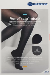 VenoTrain Micro MICRO A-T KKL2 M plus/long offene Fussspitze schwarz