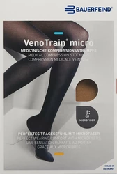 VenoTrain Micro A-TU KKL2 M plus/short offene Fussspitze caramel