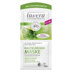 lavera Hautklärende Maske Minze bye bye Unreinheiten 2 x 5 ml