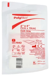 PolyMem Adhesive Dressing Cloth-Backed 5x10cm