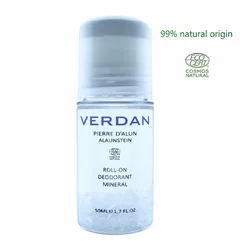 Verdan Alaunstein grade A+ Deodorant Roll-on Mineral 99% natural origin Ecocert Swiss made
