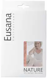 Eusana Knie-und Ellbogenwärmer anatomisch XL beige mit Silikonhaftband