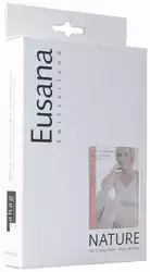 Eusana Knie-und Ellbogenwärmer anatomisch XL beige mit Silikonhaftband