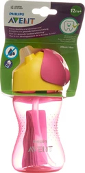 Philips Avent Strohhalm-Becher 300ml Girl rosa