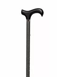 SUPAIR canne en métal réflecteur 72-94.5cm noir Derby >100kg