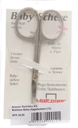 Malteser Baby Nagelschere schräg 7.5cm No 12