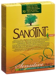 SANOTINT Sensitive Light Haarfarbe 72 kastanie hell-aschfarbe