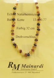 R. Mainardi Edelsteine Natu Benstein 32cm fabig Dehveschluss