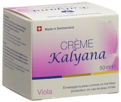 Kalyana 14 Creme mit Viola