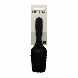 Herba mini brosse à cheuveux softtouch noir