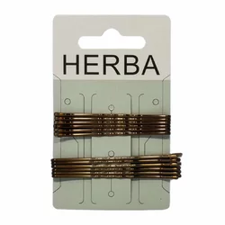 Herba Klemme 6+6.5cm braun